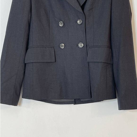 Banana Republic Women’s 100% Wool Black Stretch Blazer Jacket Size 0 Business - Picture 4 of 7